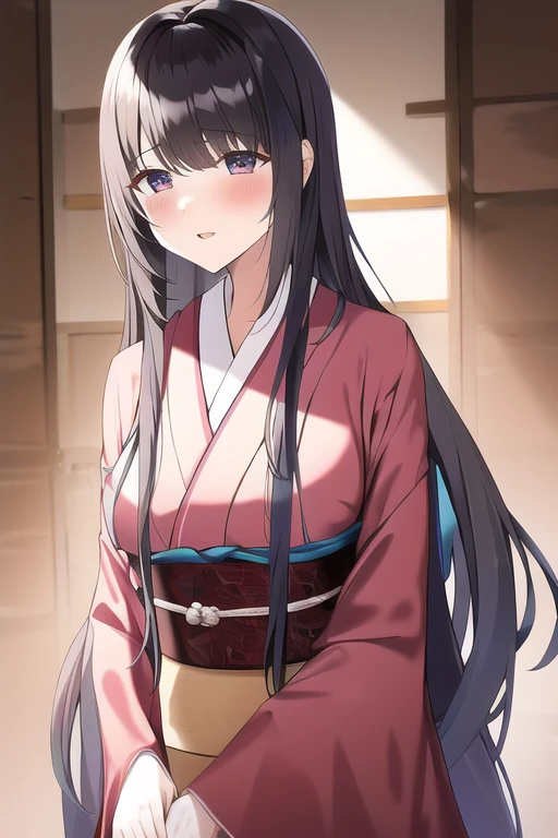 [NovelAI] long hair woman Masterpiece kimono [Illustration]